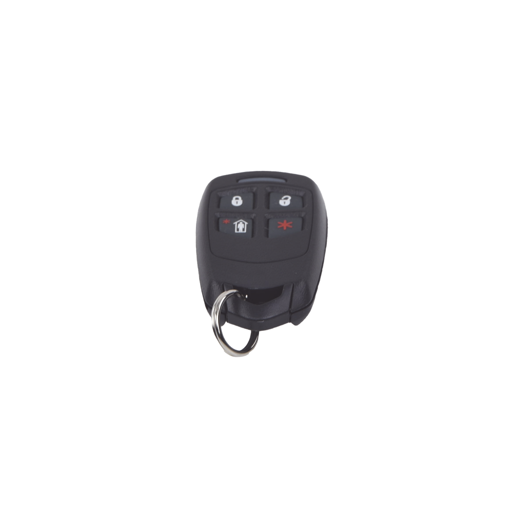 Control remoto tipo llavero de 4 botones con LED / Batería de Larga Duración 3-5 años