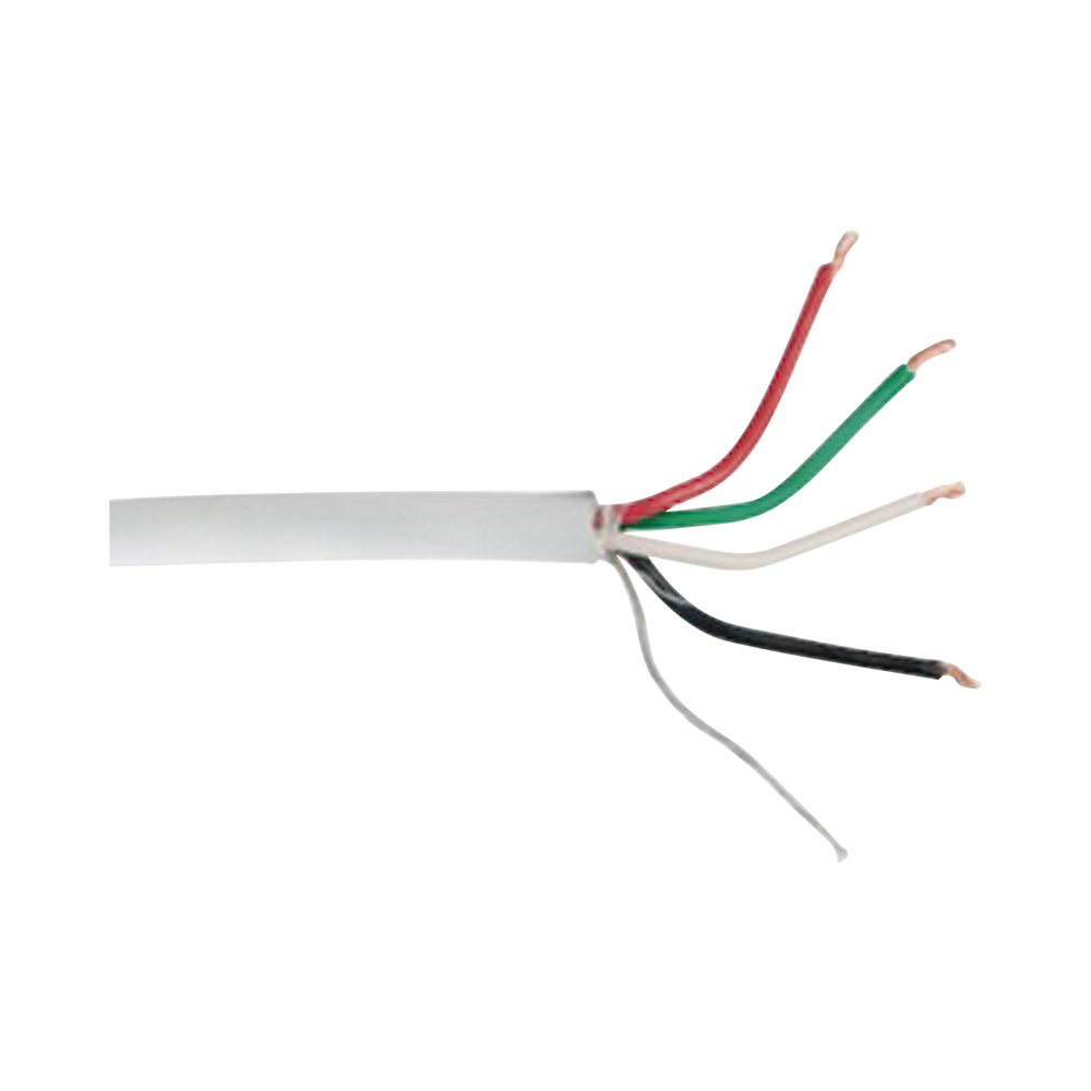 Cable 4 x 18 AWG / Blindado / 305 Metros (1000 Pies) / Riser / UL / Color Gris / Hecho en M xico