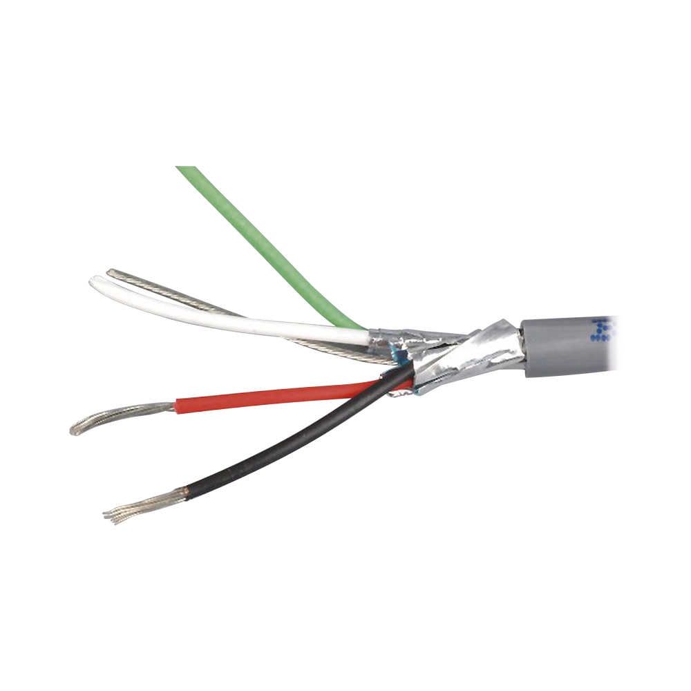Cable 4 x 18 AWG / Blindado / 305 Metros (1000 Pies) / Riser / UL / Color Gris / Hecho en M xico