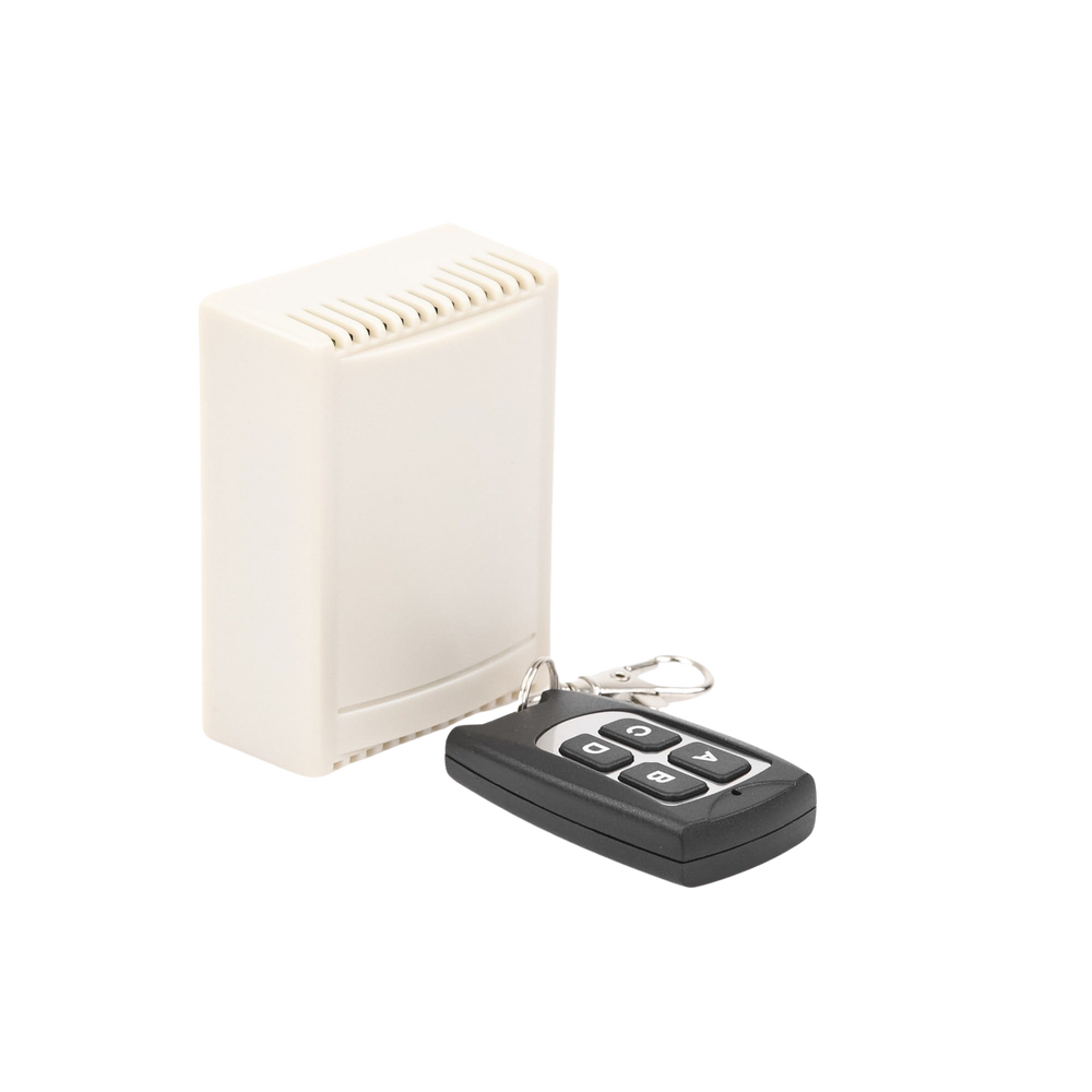 Receptor con Control Remoto de 4 Canales / Soporta 40 Transmisores