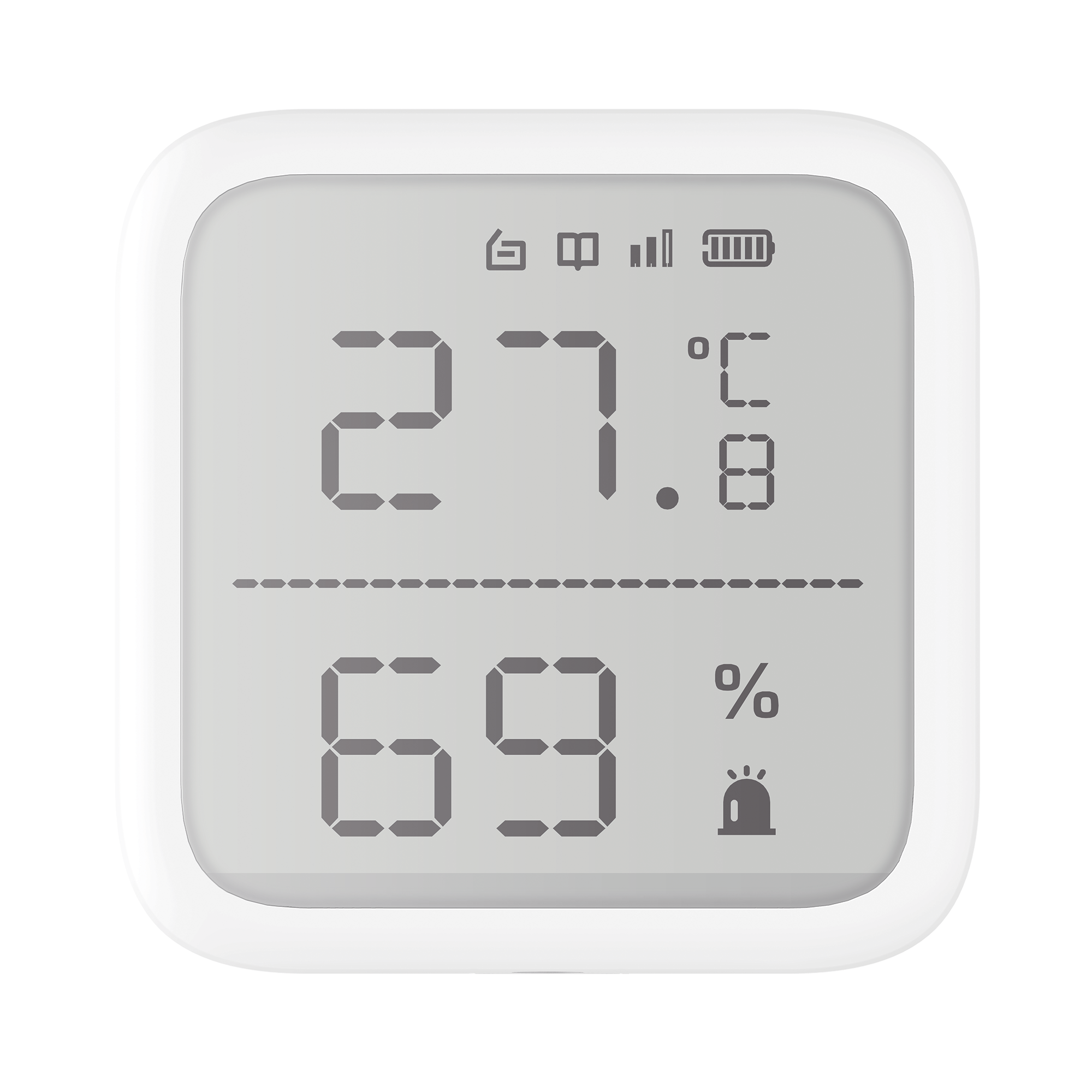 (AX PRO) Detector de Temperatura y Detector de Humedad Inalámbrico / 2.7" de Tamaño / Uso en Interior / Rango de Detección desde  -35°C hasta 99°C