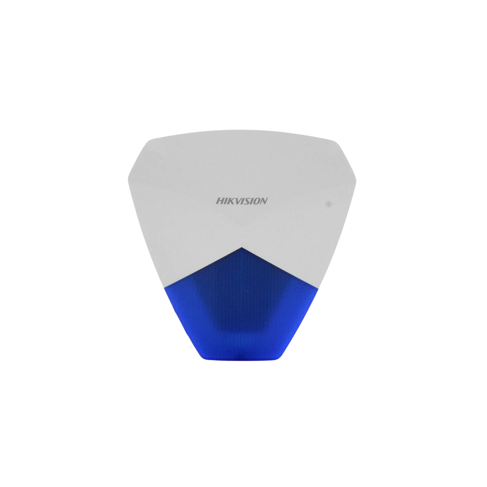 Sirena Estrobo Cableada Hikvision / Ideal para cualquier Panel de Alarma / Azul / 105 dB / Proteccón IP54