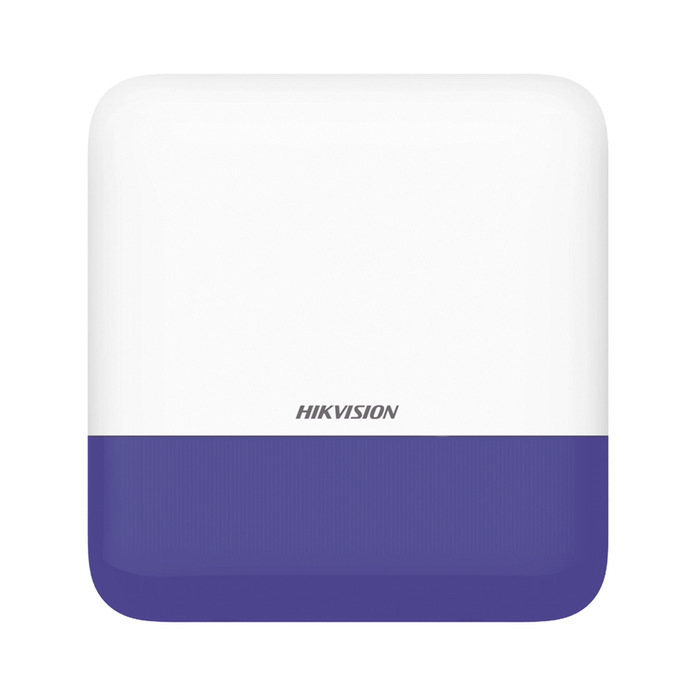 (AX PRO) Sirena Inalámbrica con Estrobo Azul para Exterior IP65 / 110 dB