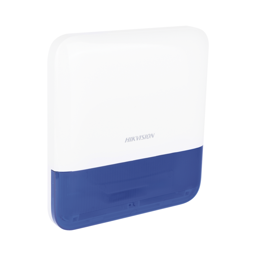 (AX PRO) Sirena Inalámbrica con Estrobo Azul para Exterior IP65 / 110 dB