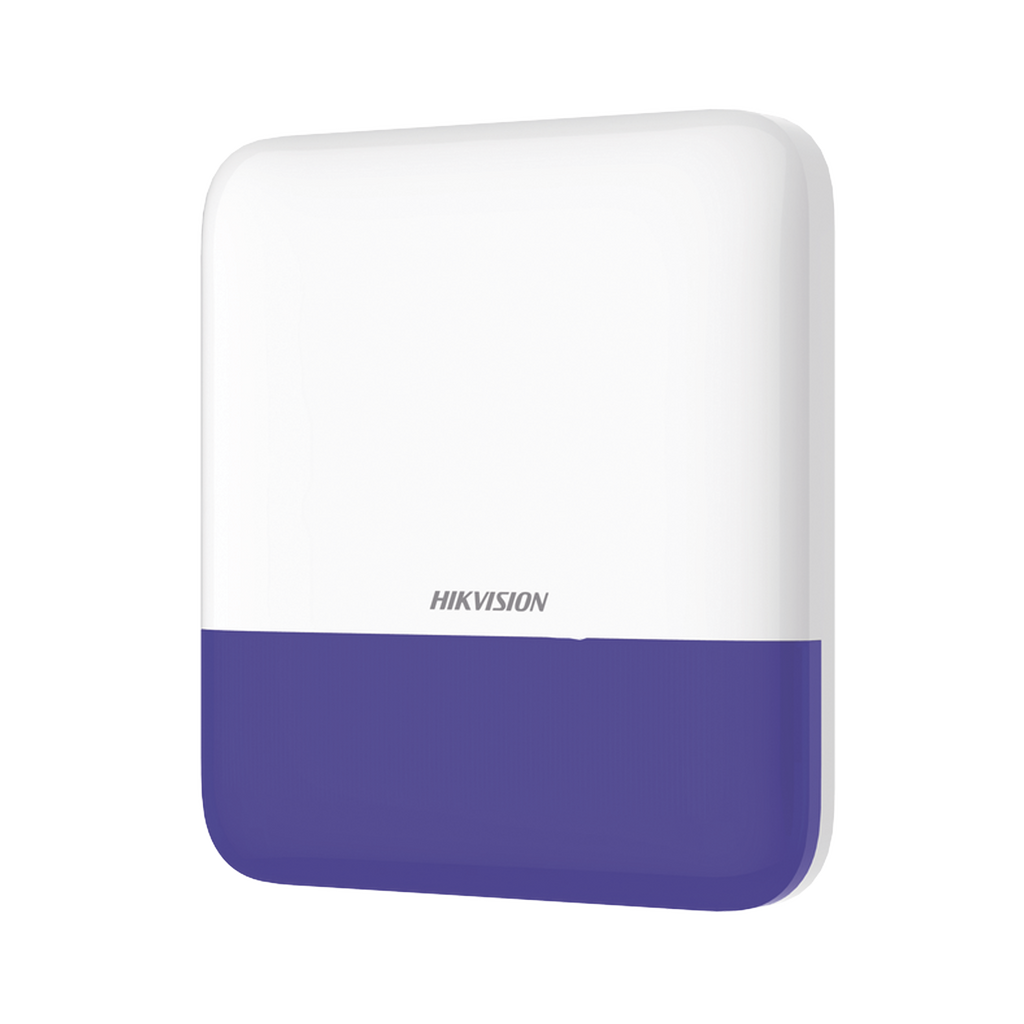 (AX PRO) Sirena Inalámbrica con Estrobo Azul para Exterior IP65 / 110 dB