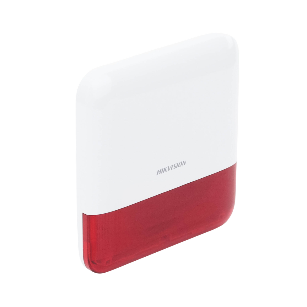 (AX PRO) Sirena Inalámbrica con Estrobo Rojo para Exterior IP65 / 110 dB