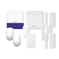 (AX PRO) KIT de Alarma AX PRO / Incluye: 1 Hub con batería de respaldo/ 2 Sensores PIR / 3 Contactos Magnéticos mini / 1 Control Remoto / 1 Sirena Inalambrica Exterior /1 Teclado Inalámbrico / WiFi / Compatible con Hik-Connect P2P