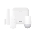 (AX PRO) KIT de Alarma AX PRO / Incluye: 1 Hub con bateria de respaldo / 1 Sensor PIR / 1 Contacto Magnético / 1 Control Remoto / WiFi / Compatible con Hik-Connect P2P