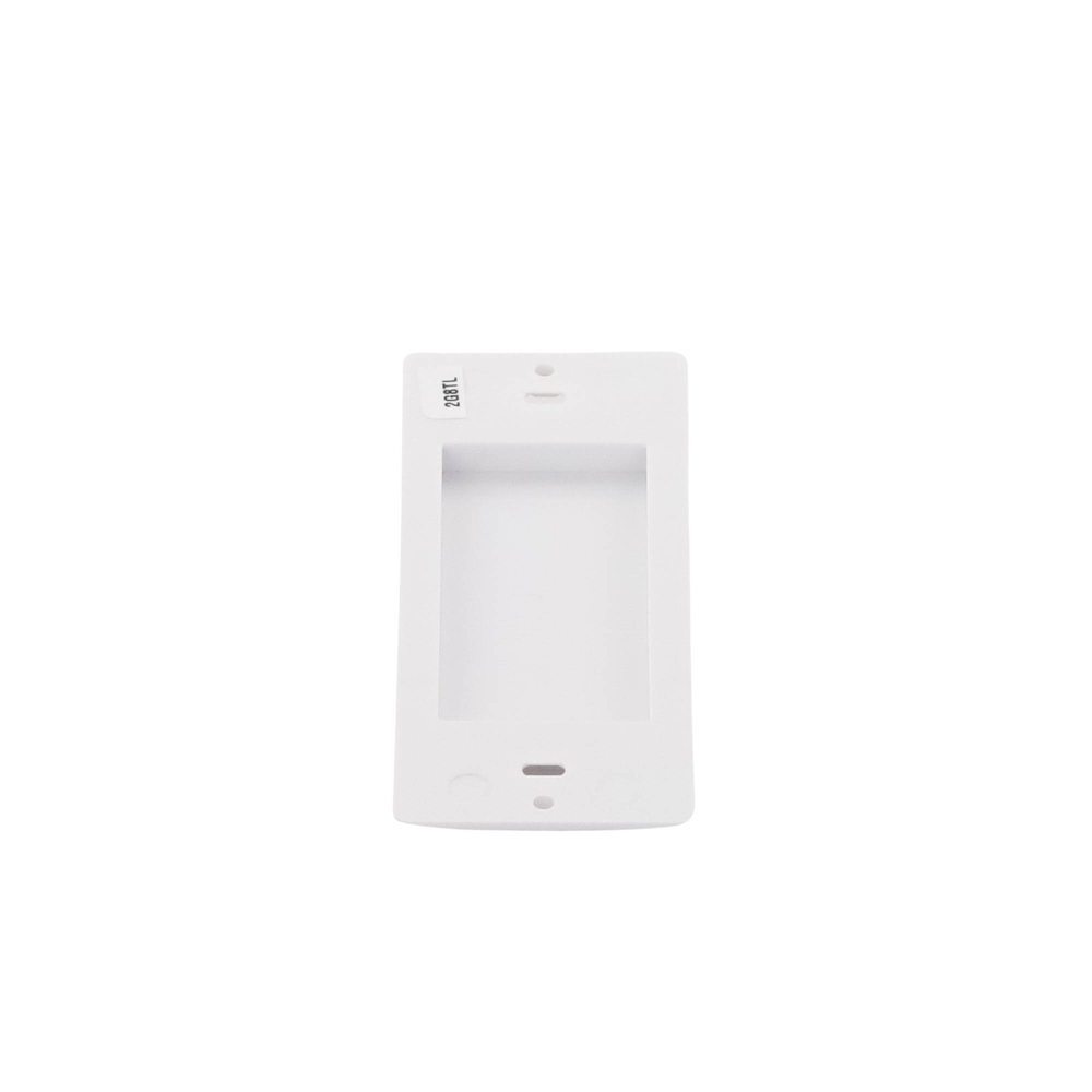 Placa ciega de pared color blanco