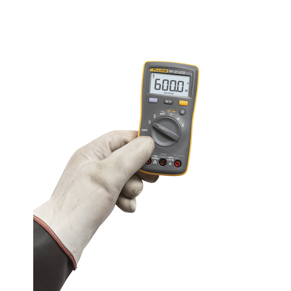 Multímetro Digital de Tamaño Compacto, Para Medición de Corriente y Tensión, Uso con Voltaje Máximo de 600 V, Pantalla LED Retroiluminada