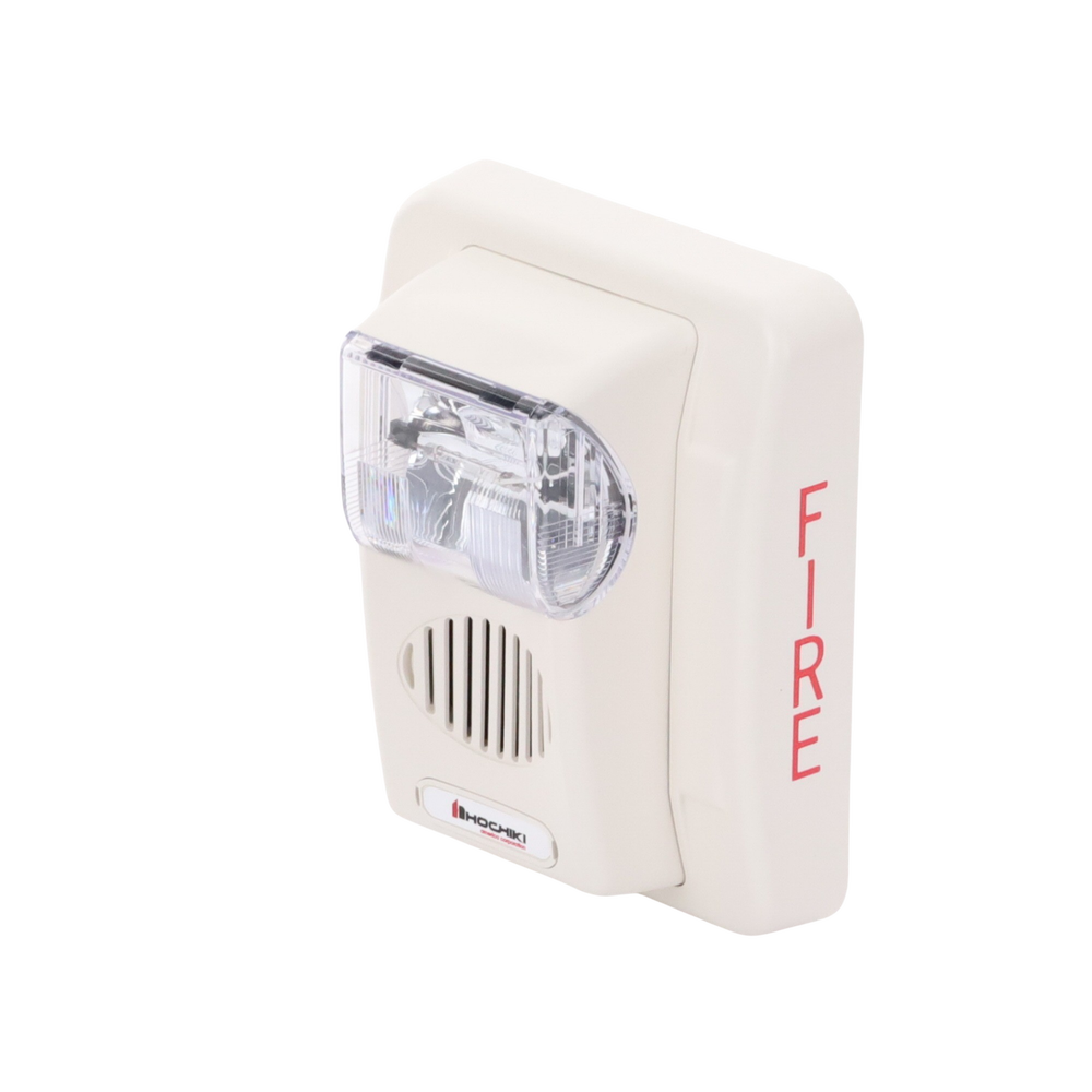 Sirena Estrobo, 24 Vcd, Multi-Candela 15 hasta 110 cd, Montaje En Pared, Color Blanco, Serie HEC3 (0500-06030)