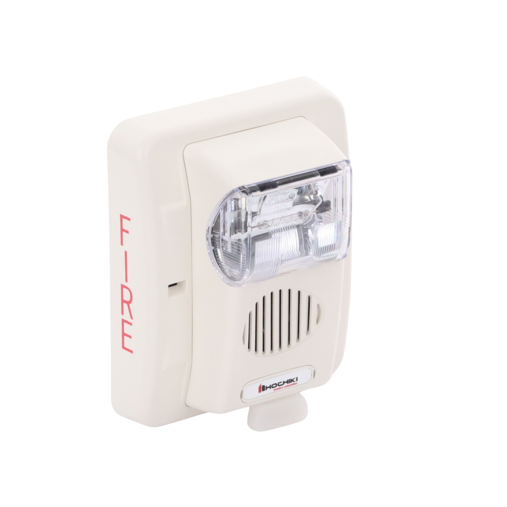 Sirena Estrobo, 24 Vcd, Multi-Candela 15 hasta 110 cd, Montaje En Pared, Color Blanco, Serie HEC3 (0500-06030)