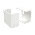 Gabinete para Resguardo de Sirena de 30 W (SF581A o SF581L No incluida), Preparación para Tamper (No incluido).