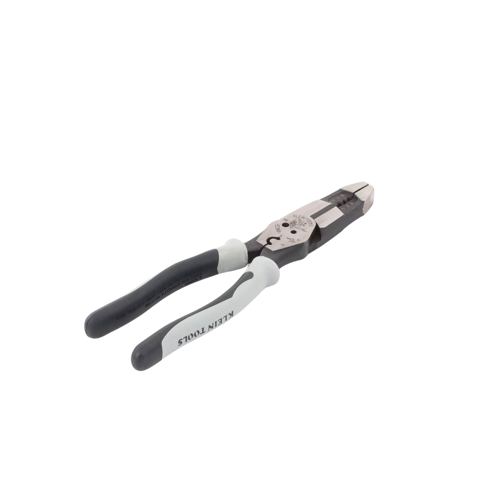 Pinza Híbrida con Ponchadora de 8". Pela Cable Sólido de 10-14 AWG y Cable Trenzado de 12-16 AWG