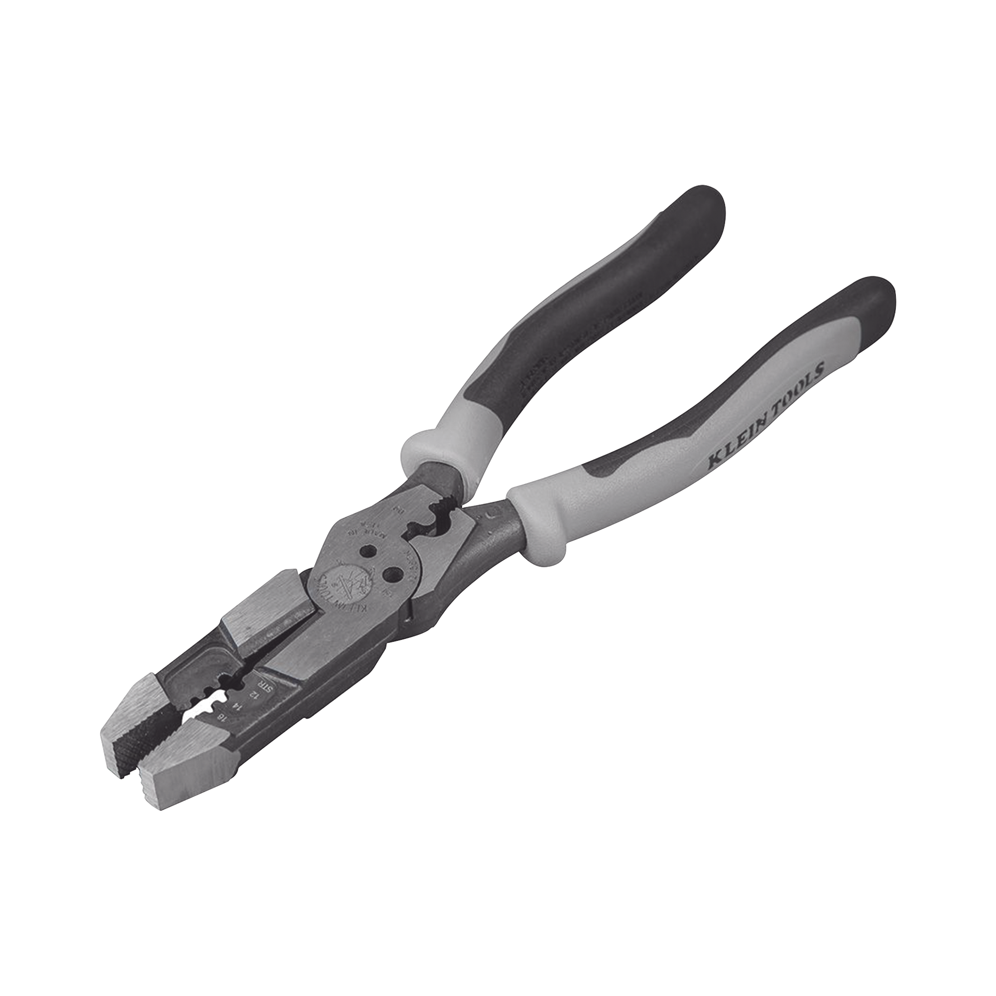 Pinza Híbrida con Ponchadora de 8". Pela Cable Sólido de 10-14 AWG y Cable Trenzado de 12-16 AWG