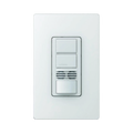 Interruptor con Sensor de Ocupación, Doble Tecnología Para Detección de Movimiento, Color Blanco
