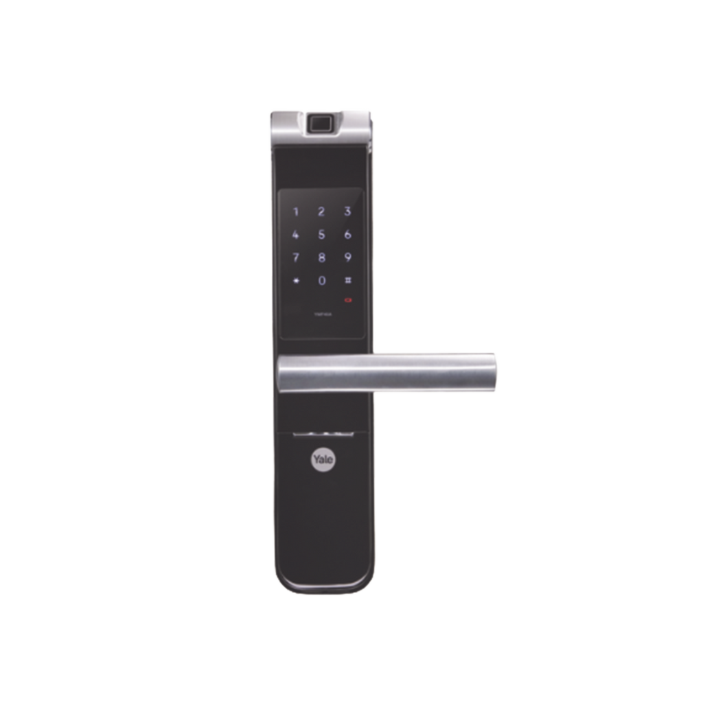 Cerradura Autónoma YMF40A con Teclado y  Biométrica con Huella de Alto Diseño Estético! Para puertas de 35 a 90 mm de espesor