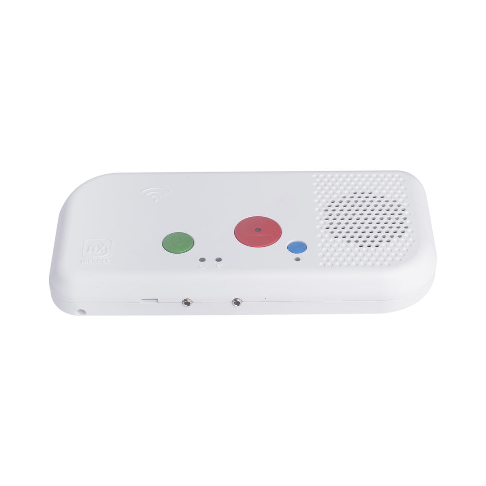Terminal de Habitación IP para Hospital / Botón Azul de Llamada a Médico / Lector RFID 125 KHz / SIP / PoE / Compatible con NX1071 y NX1075