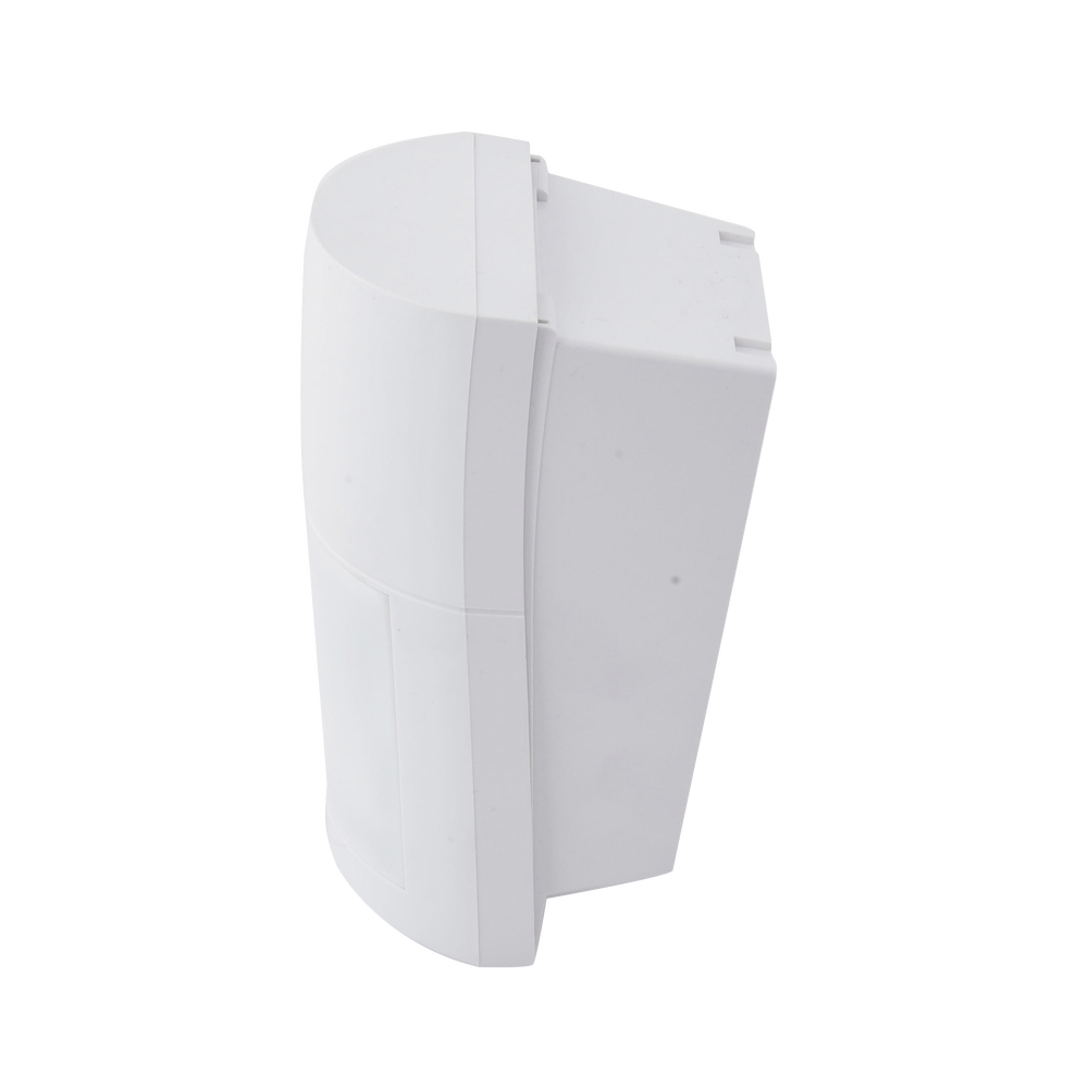 Detector de Movimiento Pasivo / Inalambrico (alimentación) / Altura de montaje 0.8m a 2.7 m  ajustable  / 100% Exterior / Compatible con cualquier panel de alarma