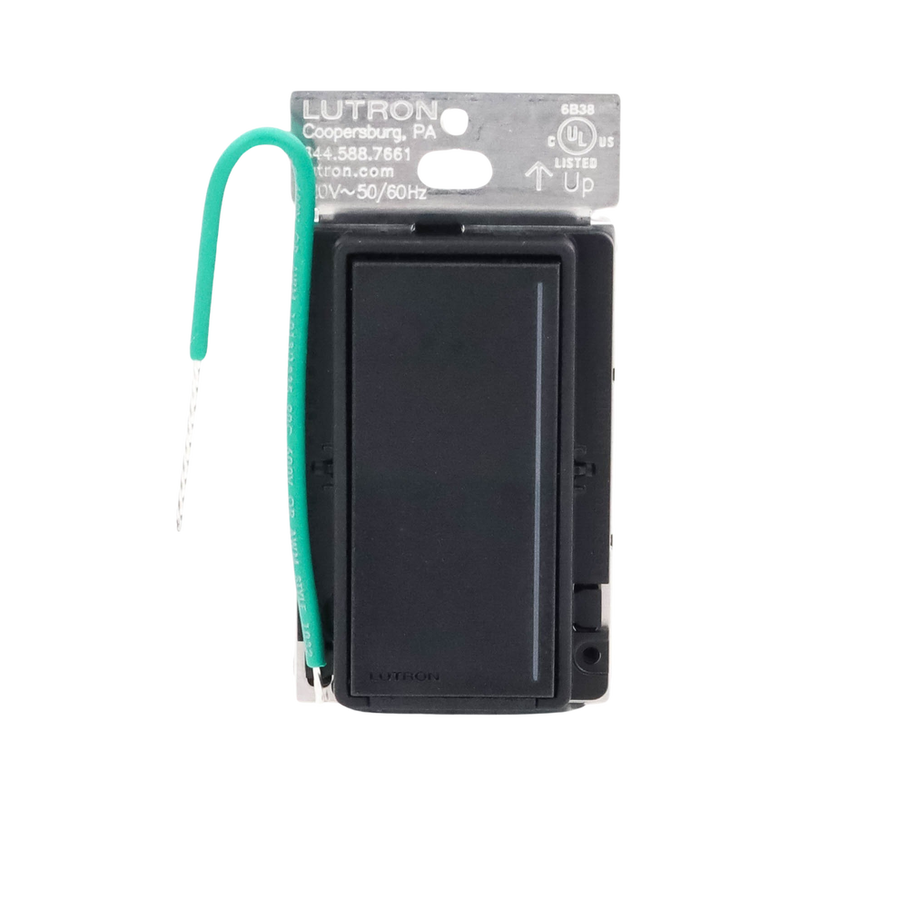 (RadioRa3) Atenuador táctil Sunnata Dimmer PRO color negro satin, requiere cable neutro / soporta 250W LED