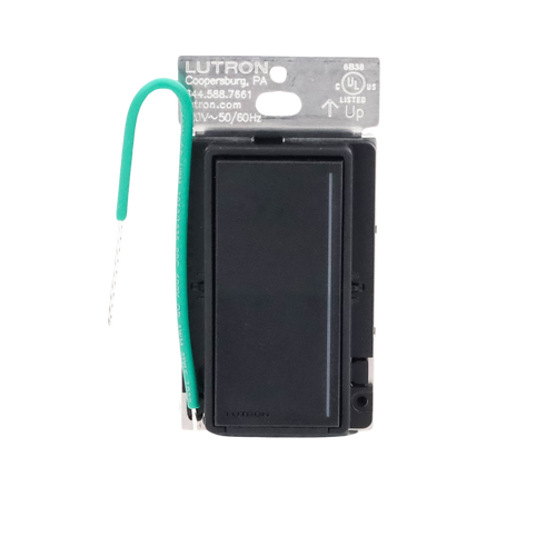 (RadioRa3) Atenuador táctil Sunnata Dimmer PRO color negro satin, requiere cable neutro / soporta 250W LED