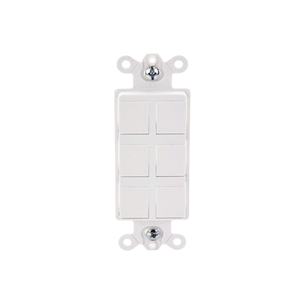 Caja de pared para contactos varios, 6 mini espacios.