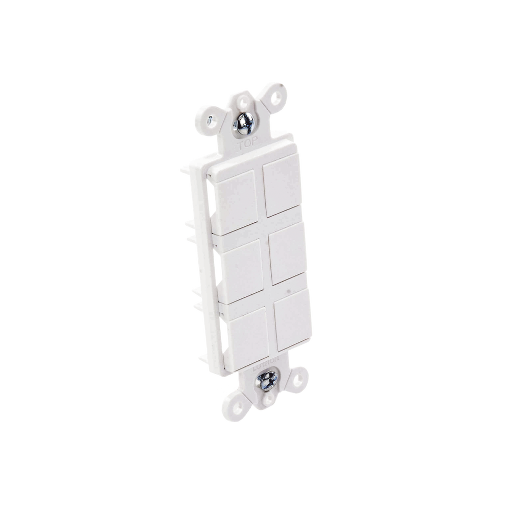 Caja de pared para contactos varios, 6 mini espacios.