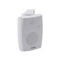 Altavoz de Pared de 2 vías | Woofer 4in + 1.5in | 2.5W - 20W | Para Sistemas 70/100V y 8 ohms | Material ABS | Rejilla y Bracket de Metal | Color Blanco