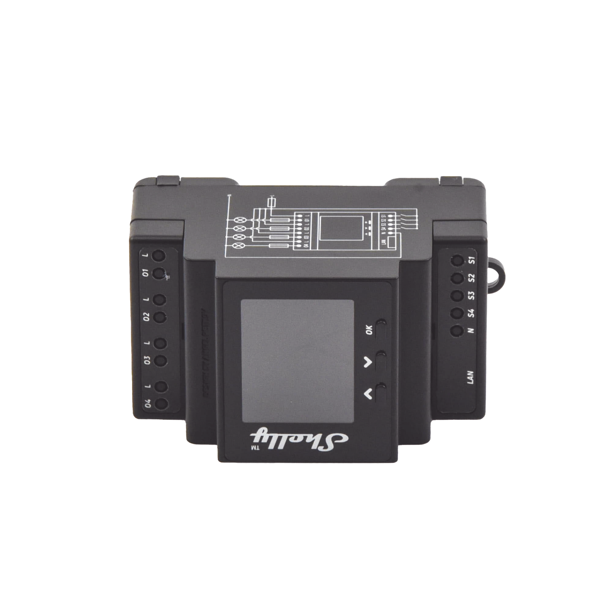 Relevador 40A inalámbrico WIFI y Ethernet / 4 canales inteligentes / 10A por canal, 110-230 V /montaje riel DIN