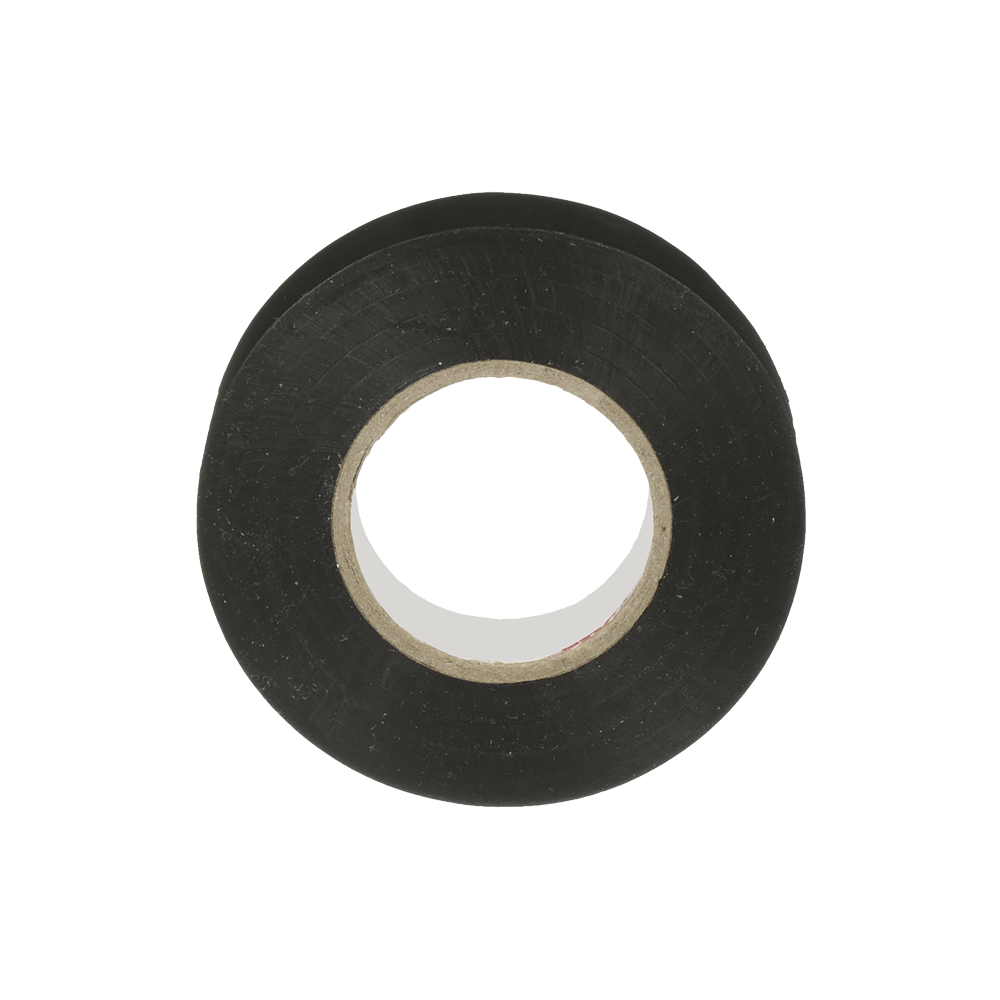 Cinta Eléctrica STRONGHOLD para Aislar, de PVC, Uso General Reparación y Mantenimiento, Grosor de 0.18mm (7 mil), Ancho de 19mm, y 18m de Largo, Color Negro