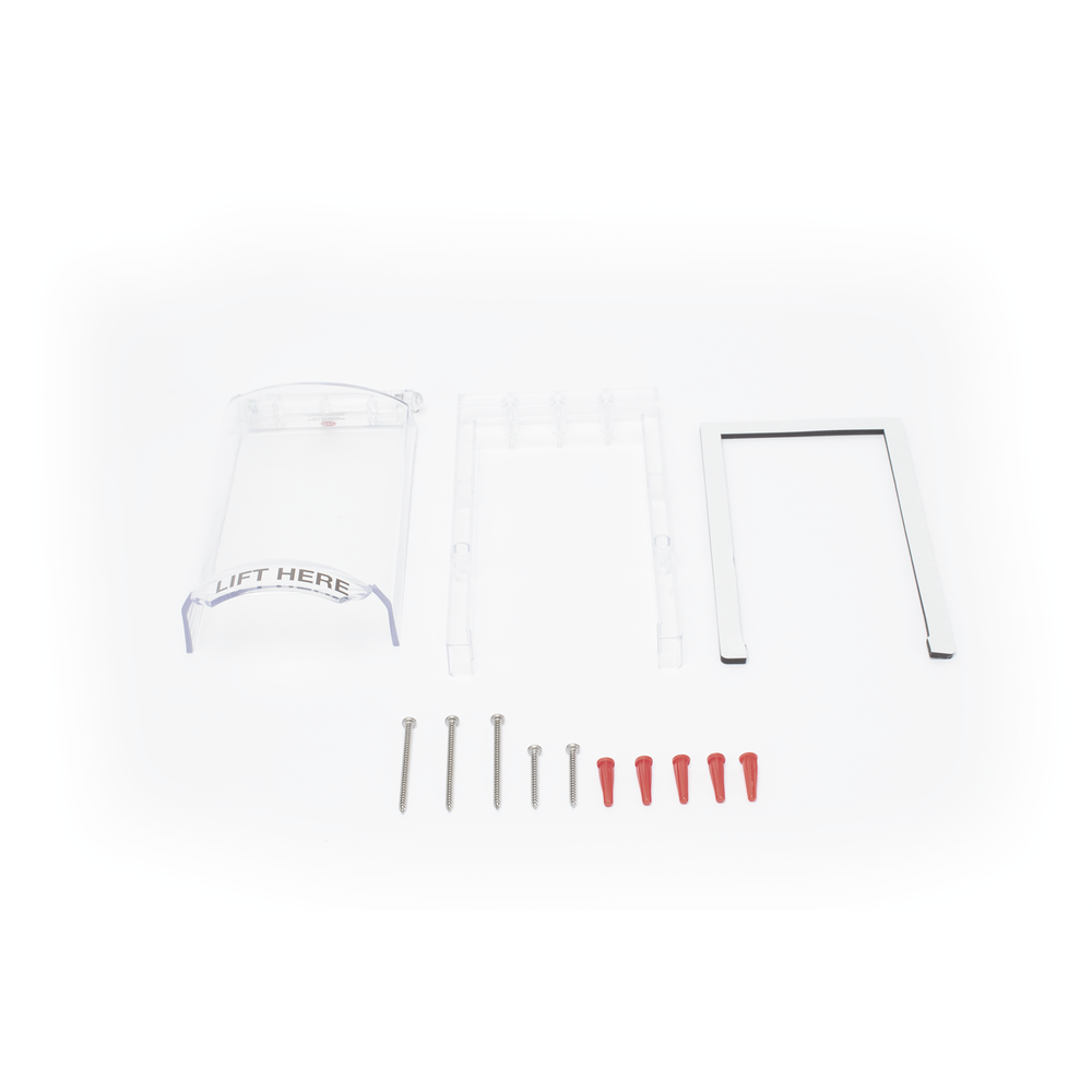 Cubierta De Policarbonato Serie Bopper Stopper , Para Lectora, Sin Llave, Transparente, Texto En Ingl s