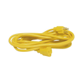 Extensión Eléctrica de Uso Rudo Aterrizada 2.4 metros / 127 V CA 10 A Máximo / Color Amarillo.